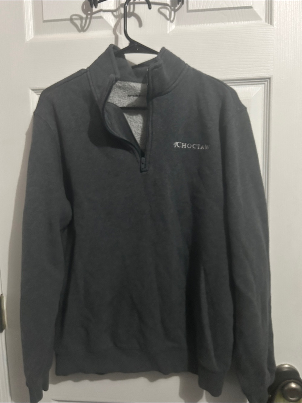 Sport-Tek Charcoal Half-Zip Pullover Sweater
